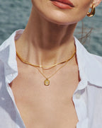 April Birthstone Pendant Necklace