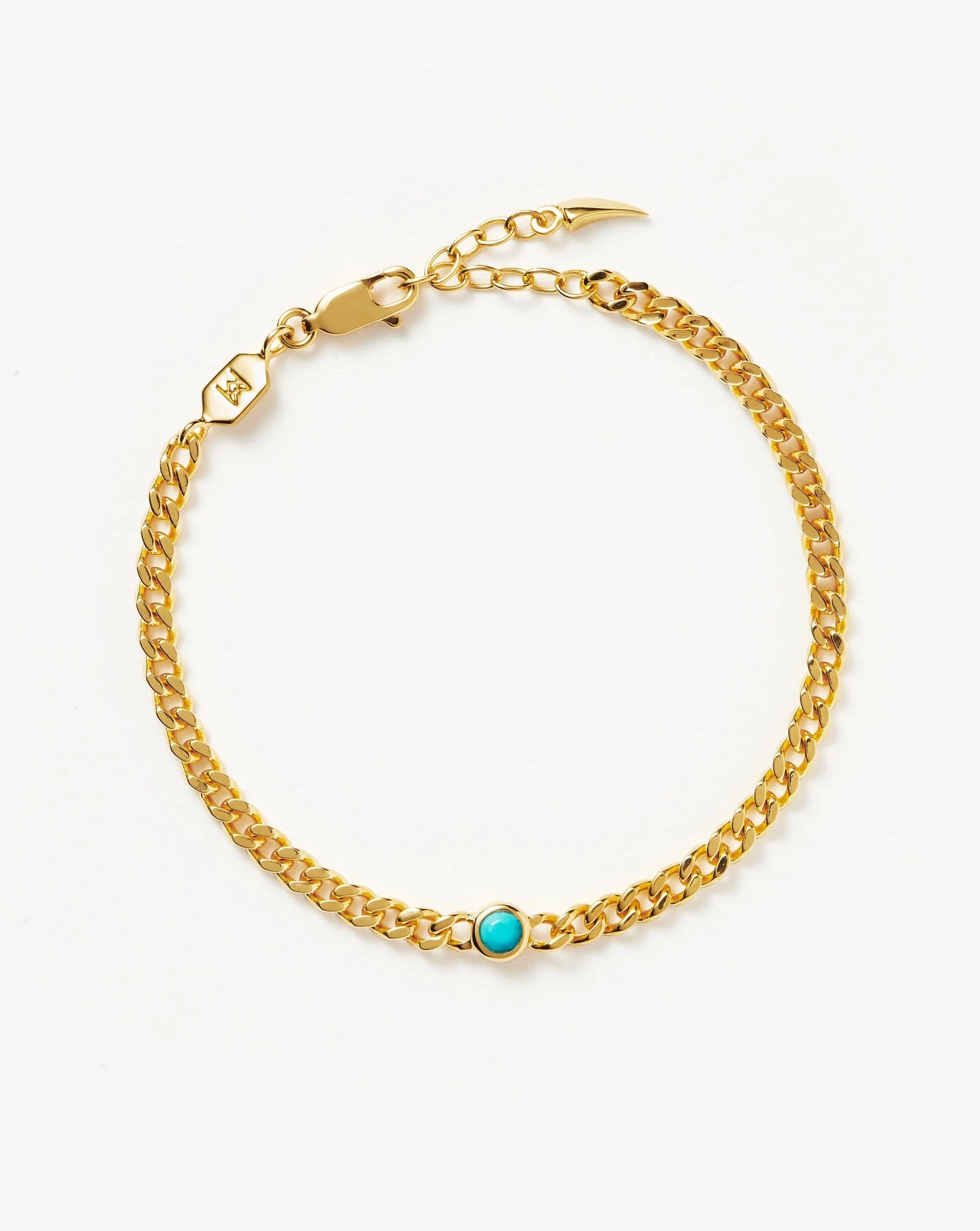 December Birthstone Chain Bracelet