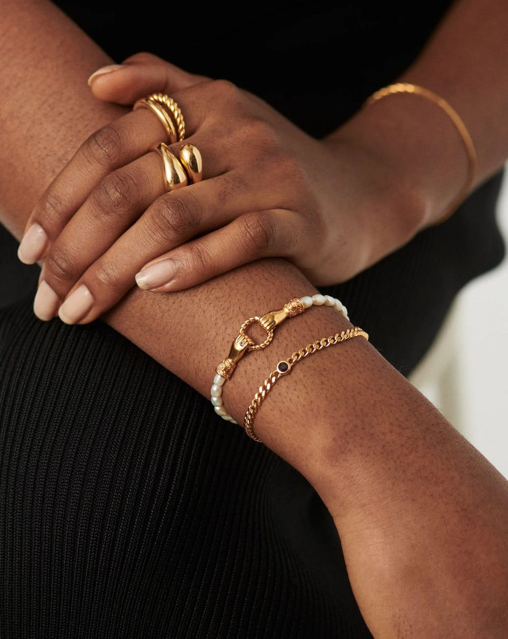 February Birthstone Chain Bracelet