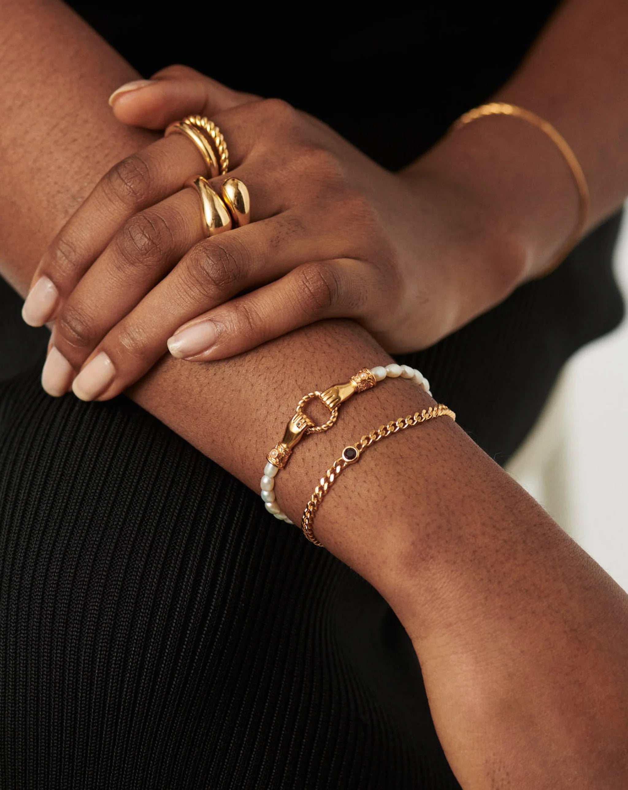February Birthstone Chain Bracelet