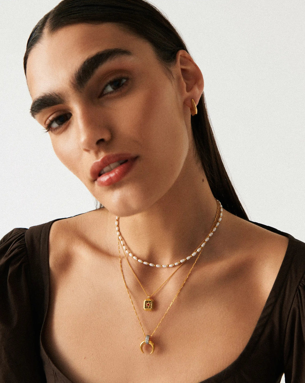 July Birthstone Pendant Necklace