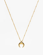 Lucy Williams Large Horn Pendant Necklace