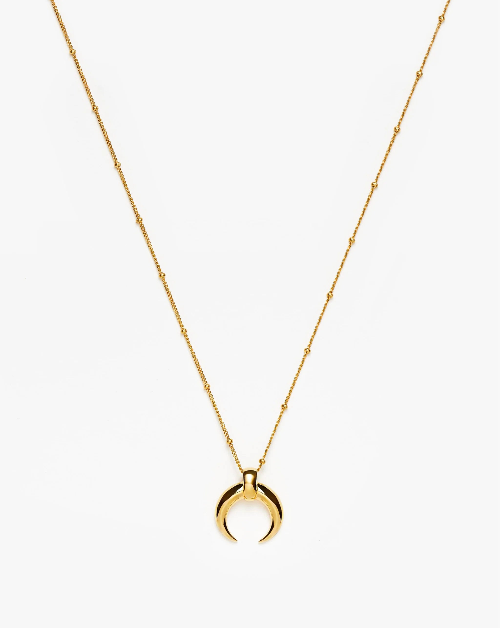 Lucy Williams Large Horn Pendant Necklace