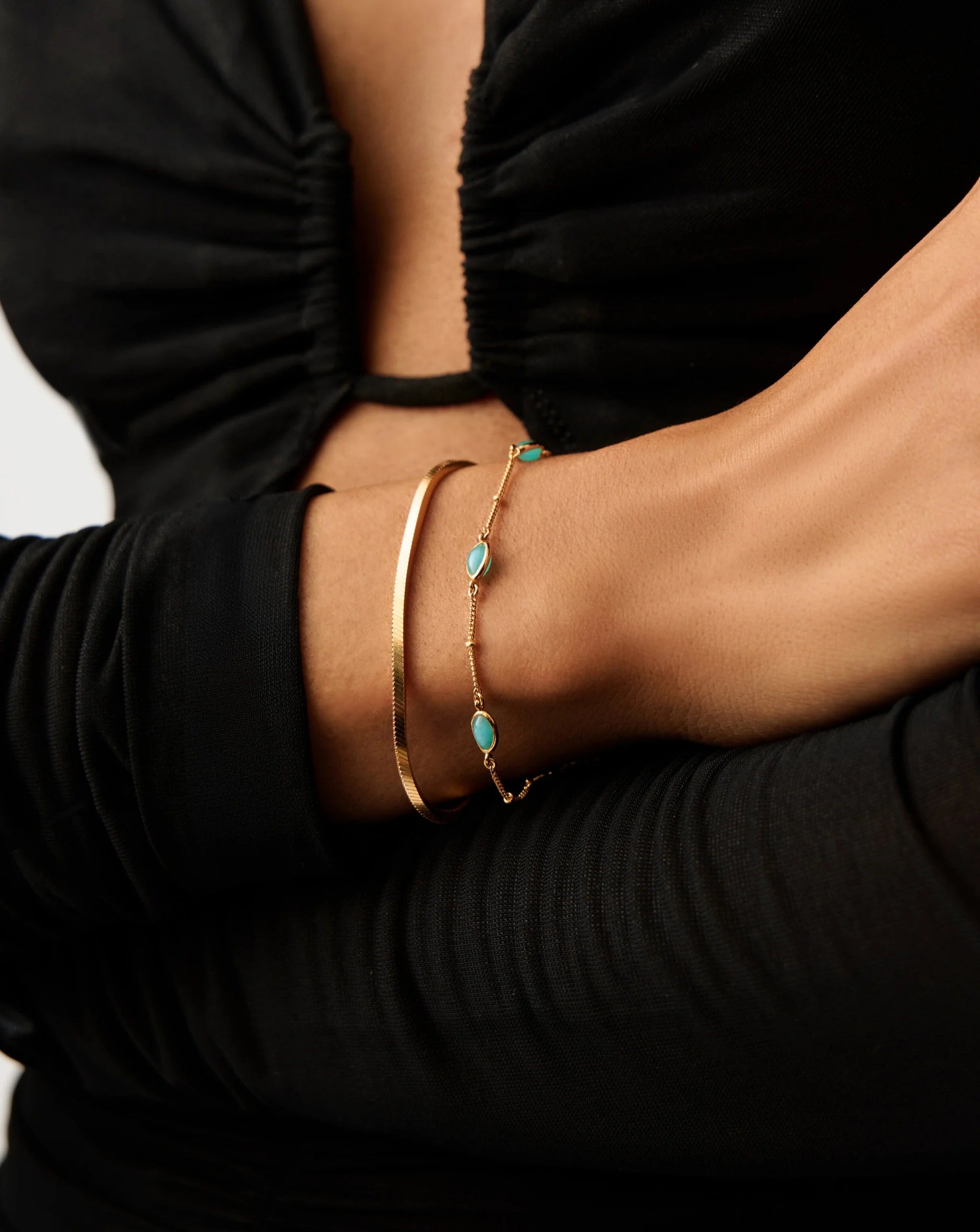 Magma Gemstone Charm Bracelet
