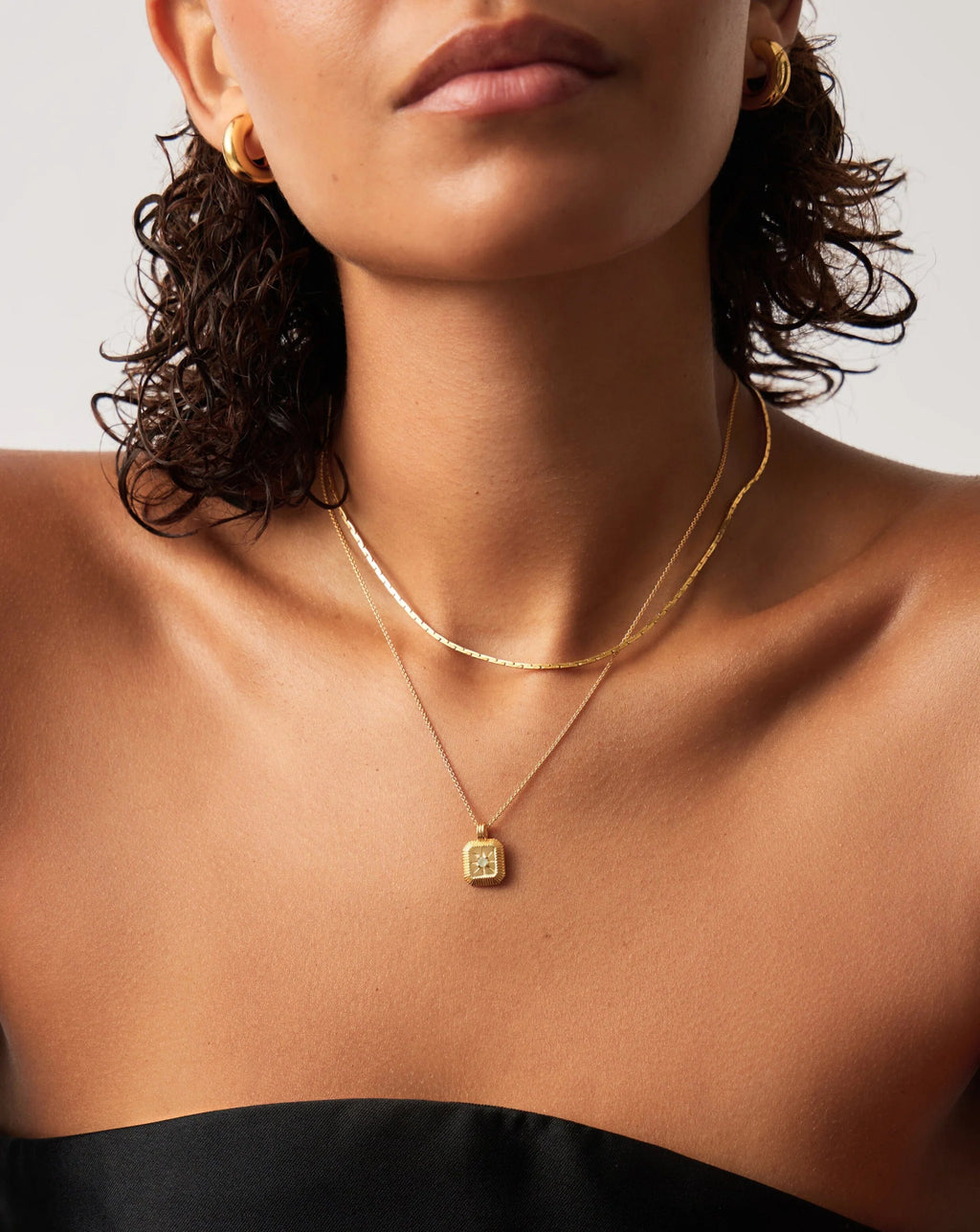 March Birthstone Pendant Necklace
