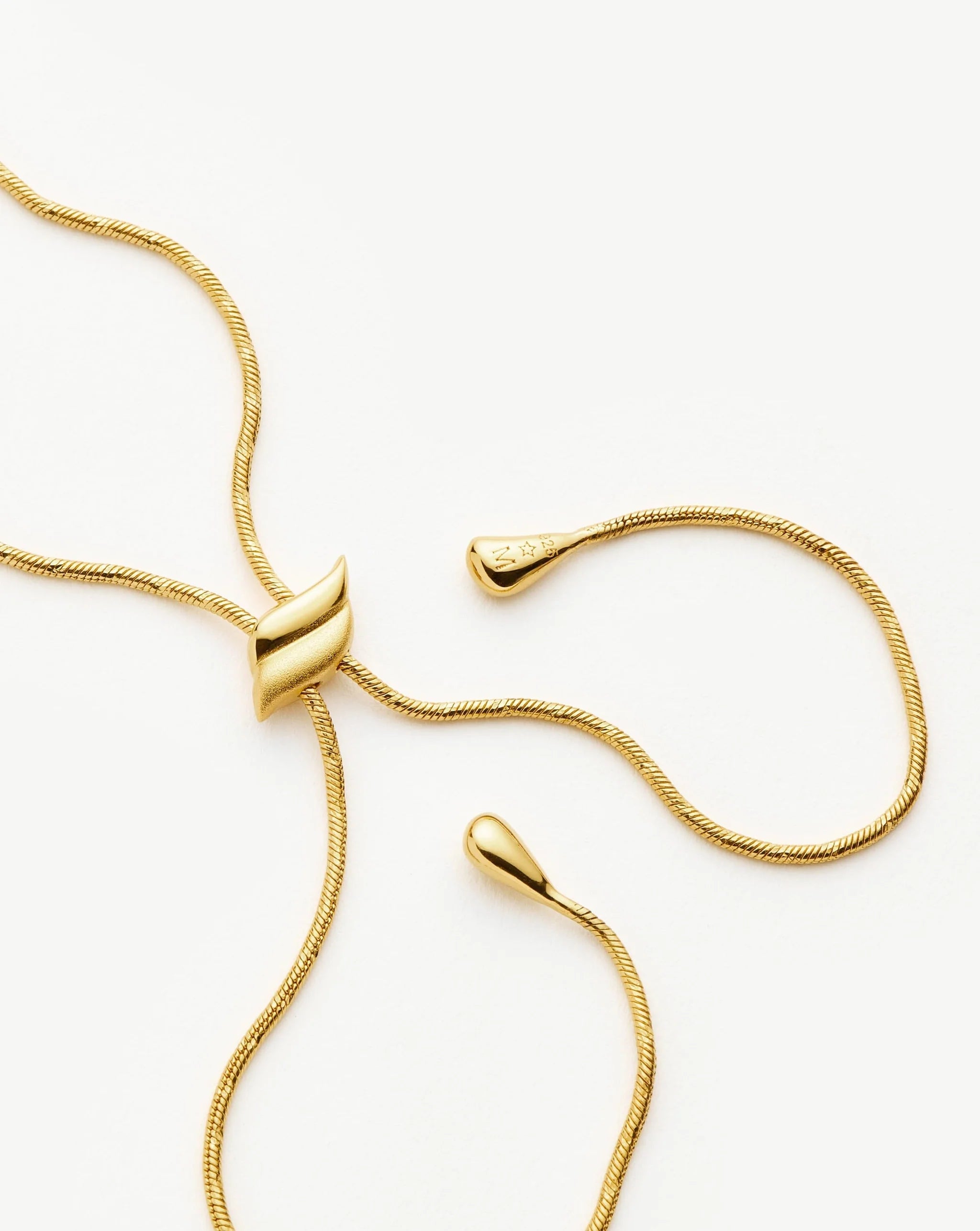 Savi Slider Lariat Chain Necklace