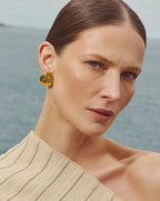Spiral Detachable Pearl Drop Earrings
