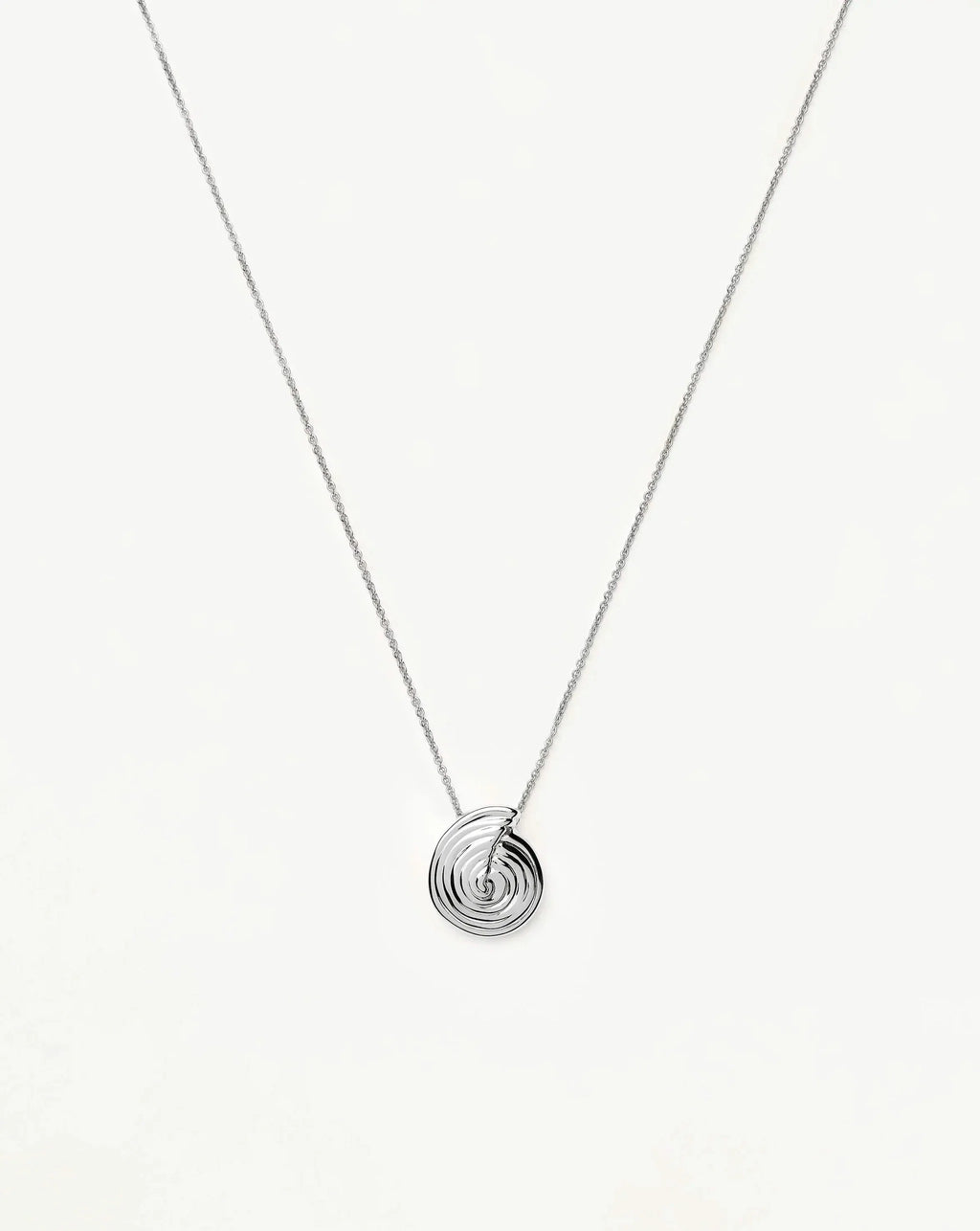 Spiral Mini Pendant Necklace
