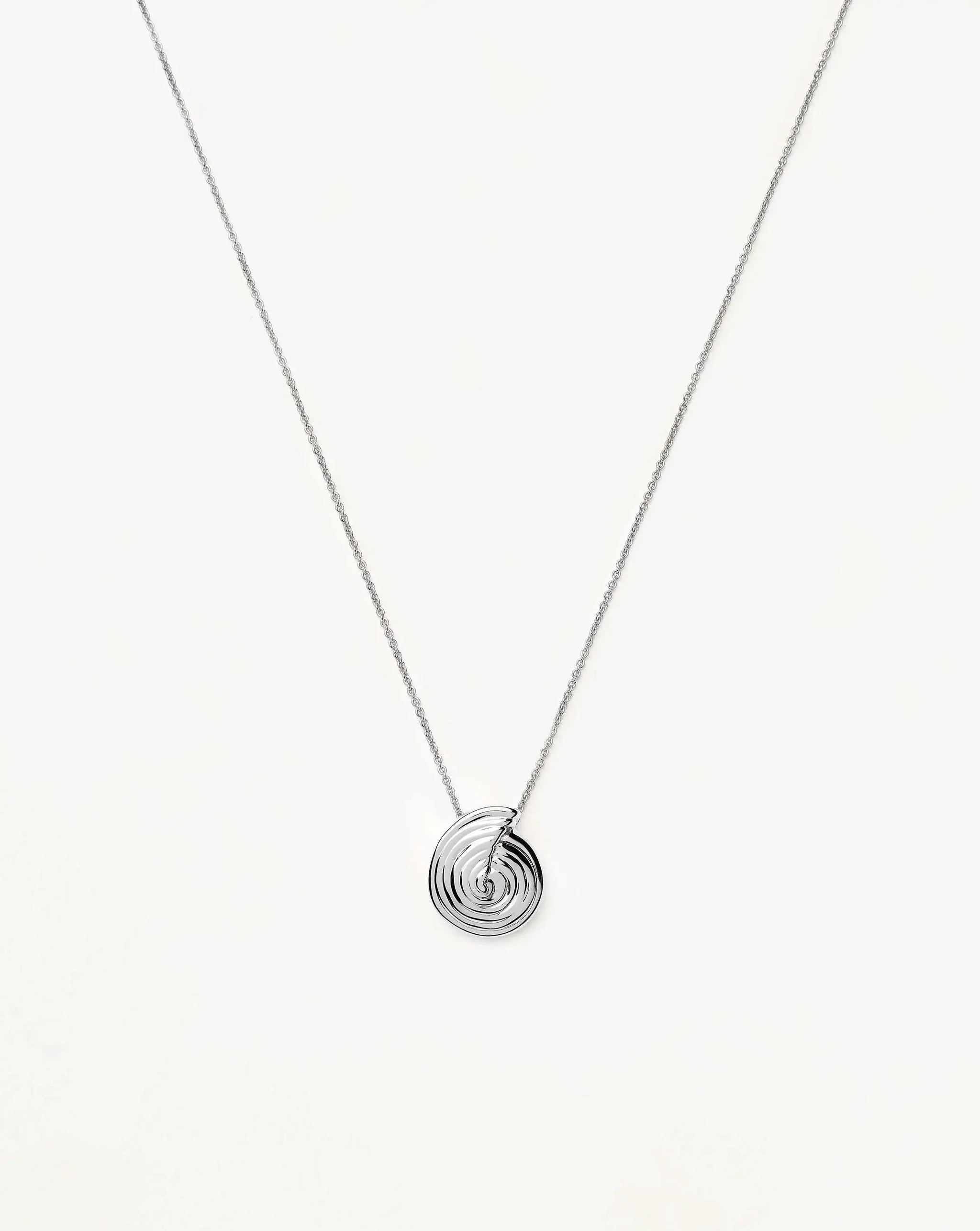 Spiral Mini Pendant Necklace