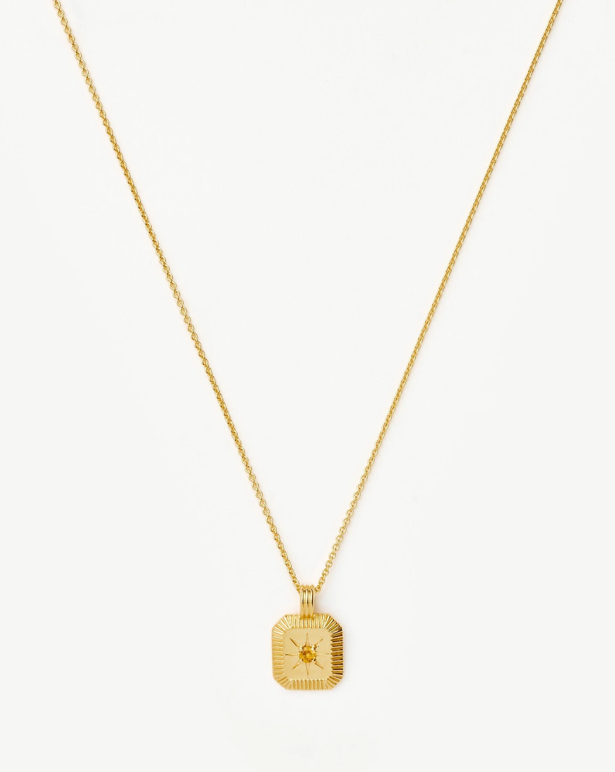 November Birthstone Pendant Necklace
