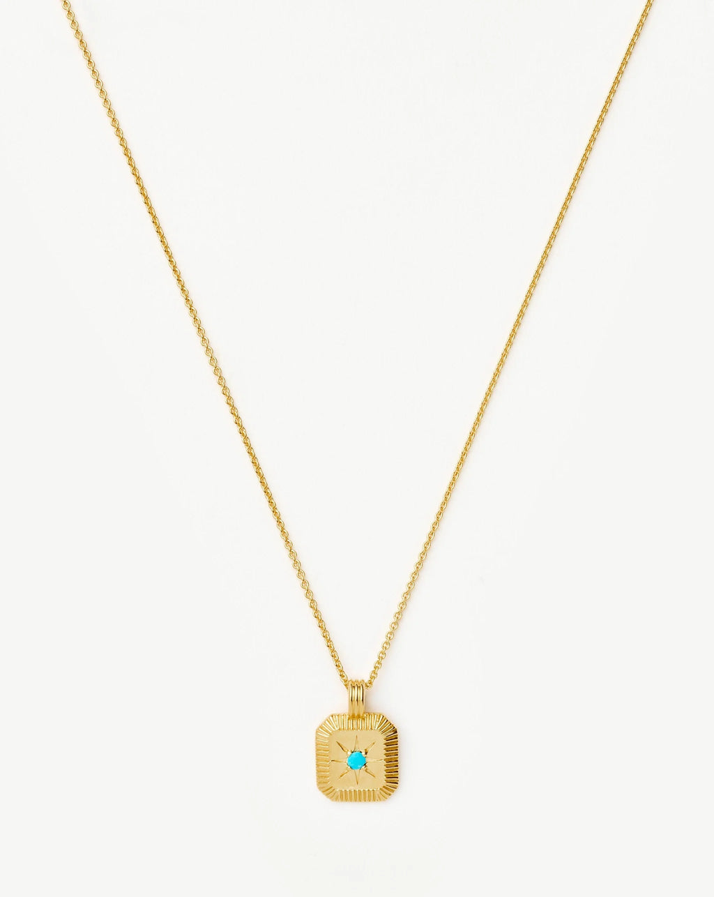 December Birthstone Pendant Necklace