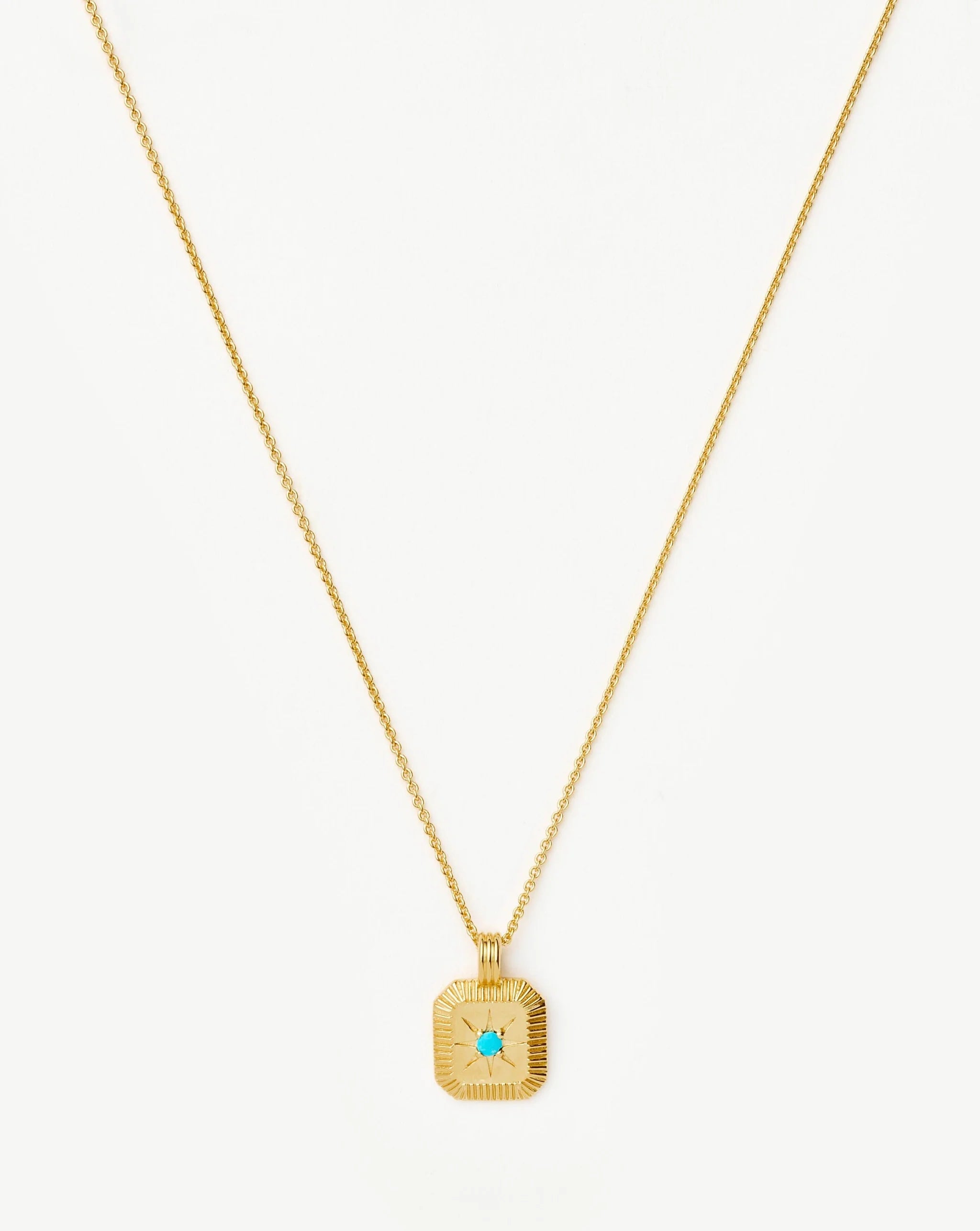 December Birthstone Pendant Necklace