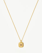 January Birthstone Pendant Necklace