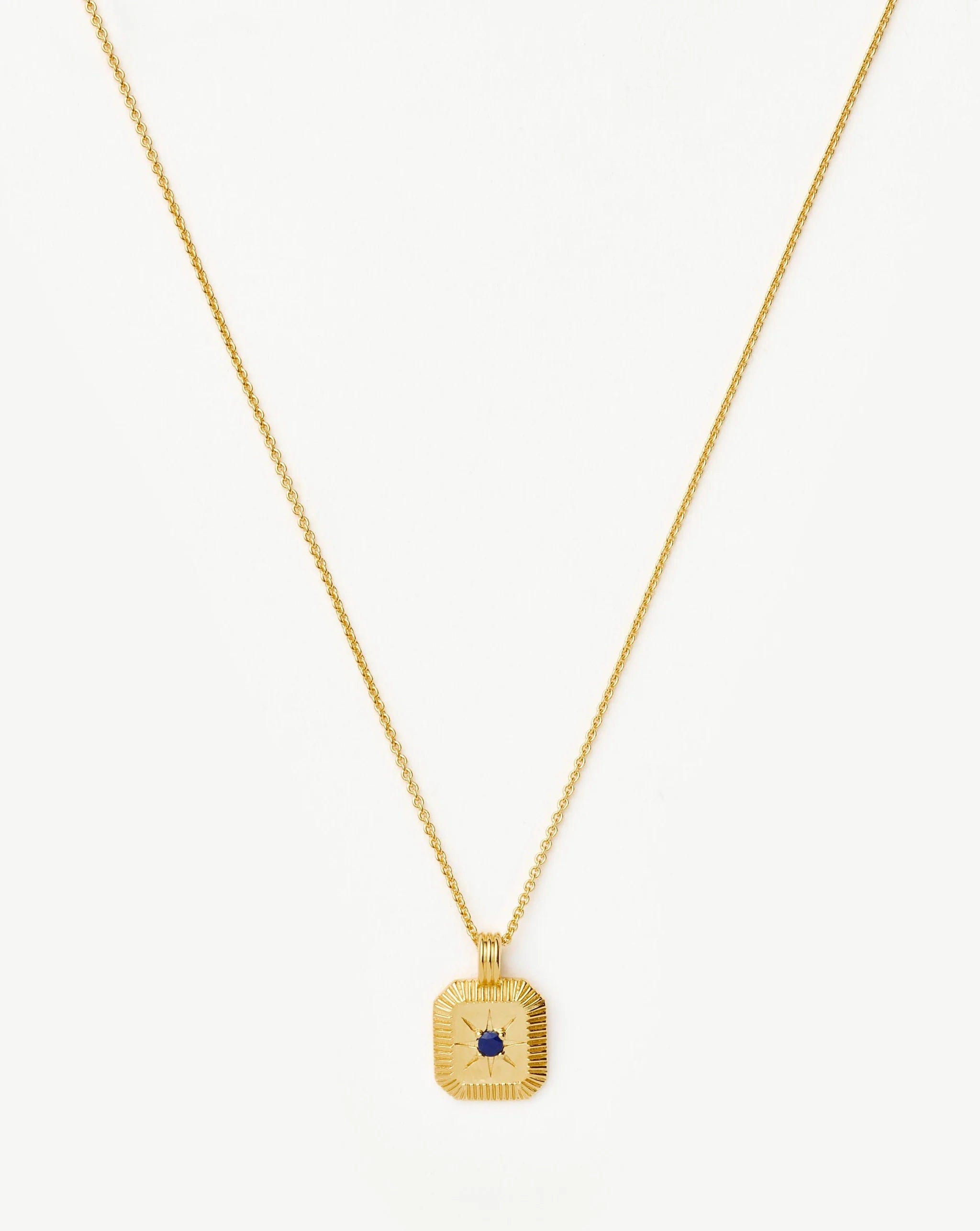 September Birthstone Pendant Necklace