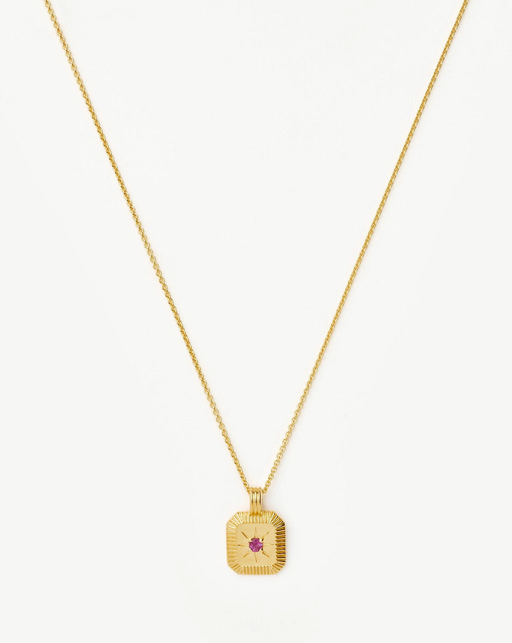October Birthstone Pendant Necklace
