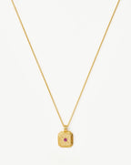 October Birthstone Pendant Necklace