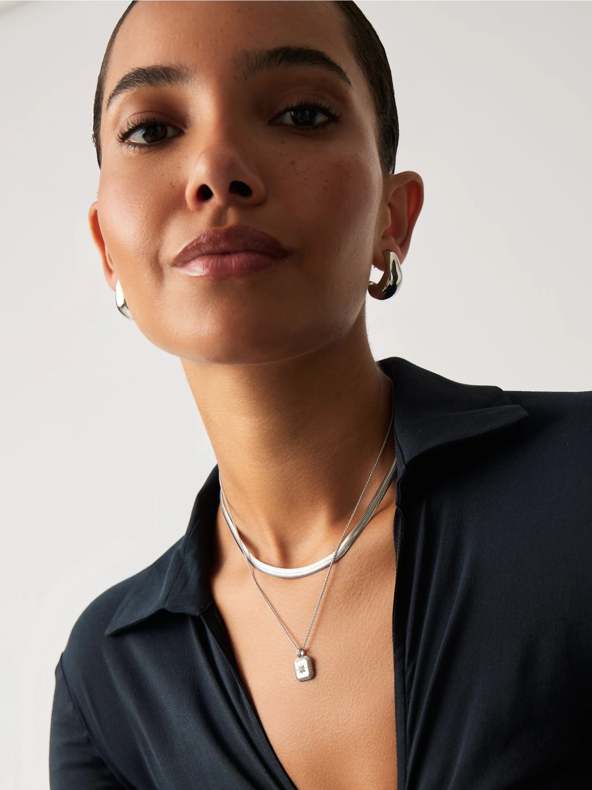 March Birthstone Pendant Necklace