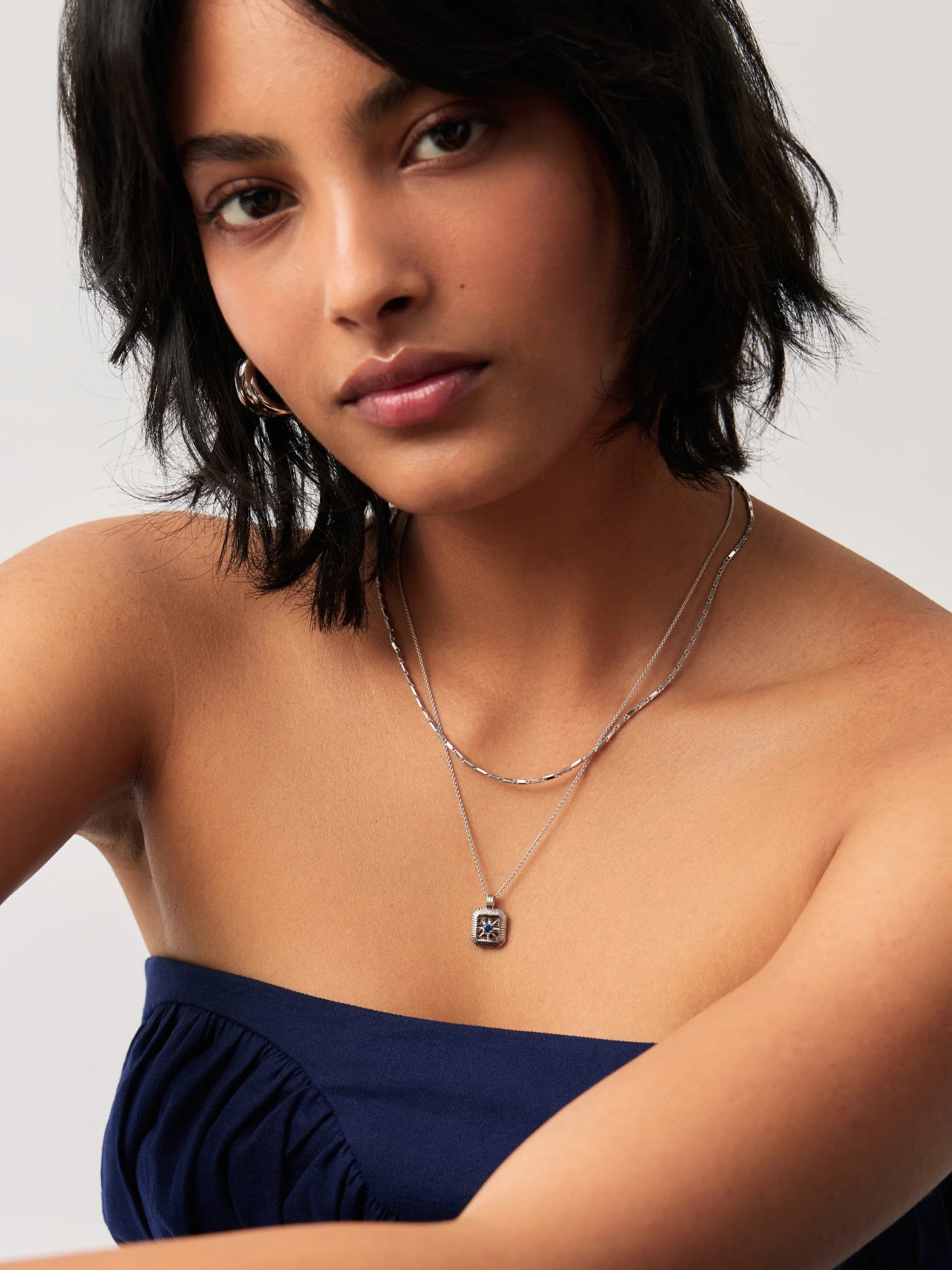 September Birthstone Pendant Necklace