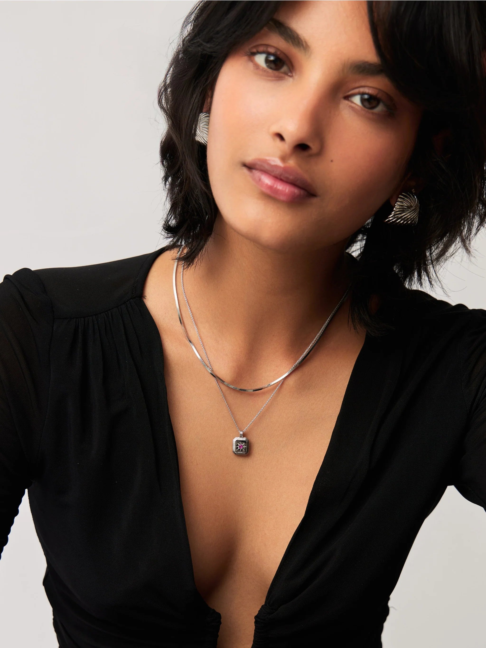 October Birthstone Pendant Necklace
