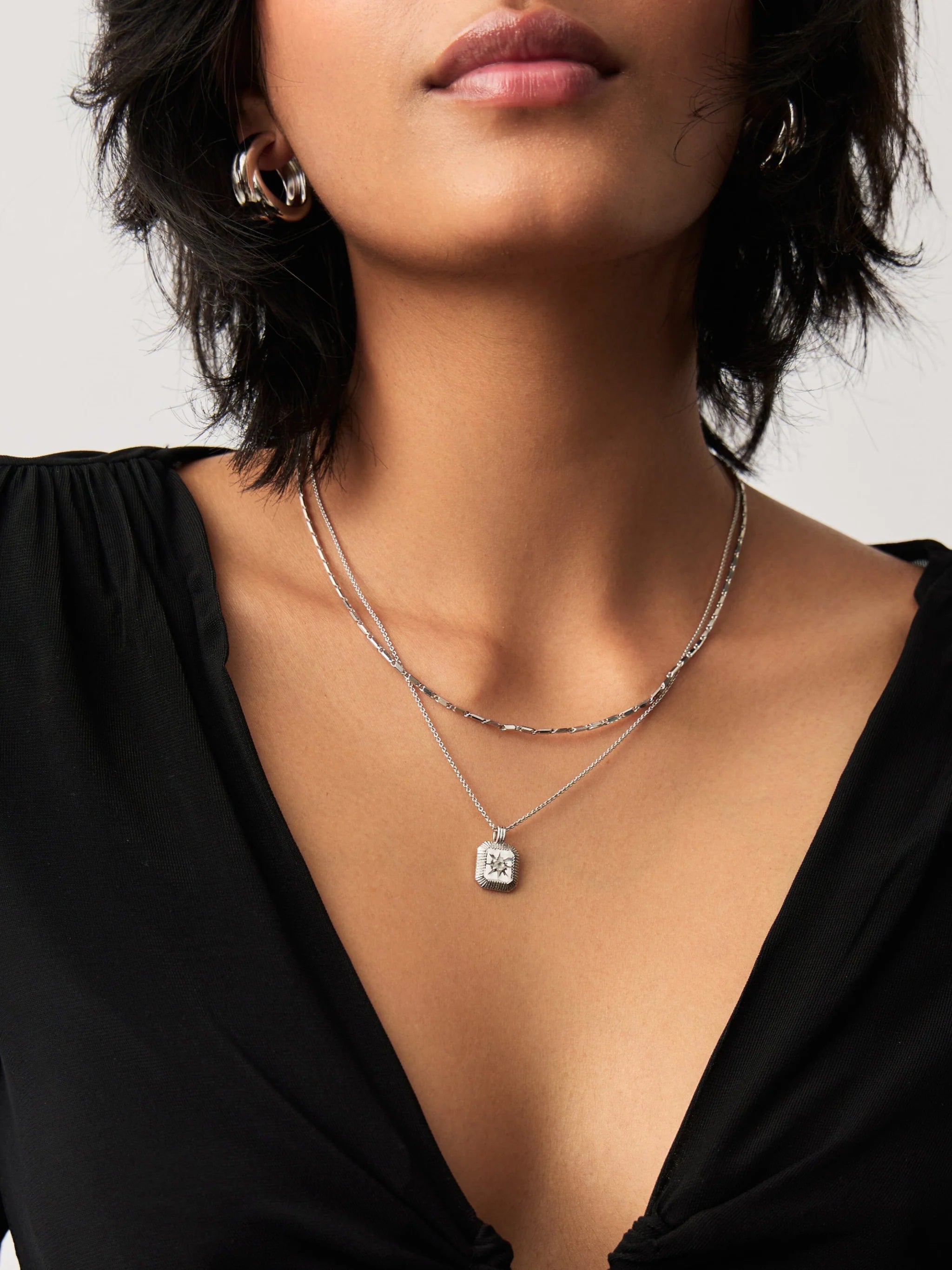 June Birthstone Pendant Necklace