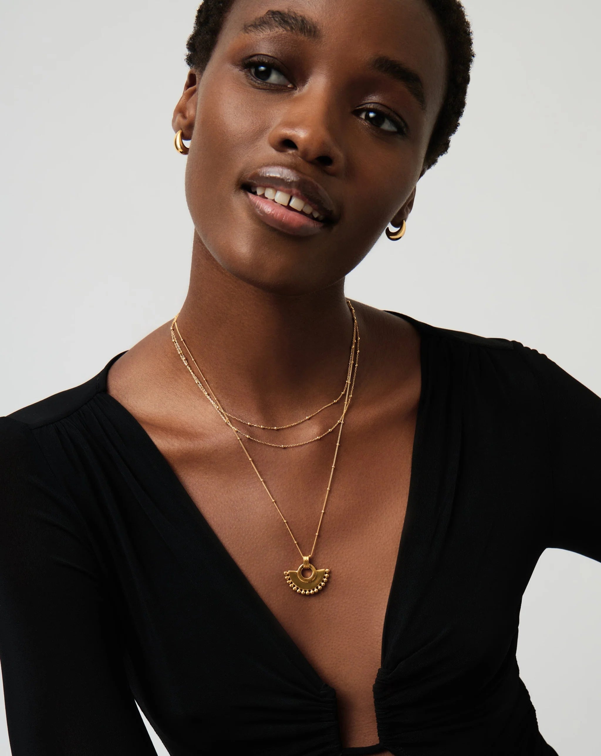 Zenyu Fan Necklace